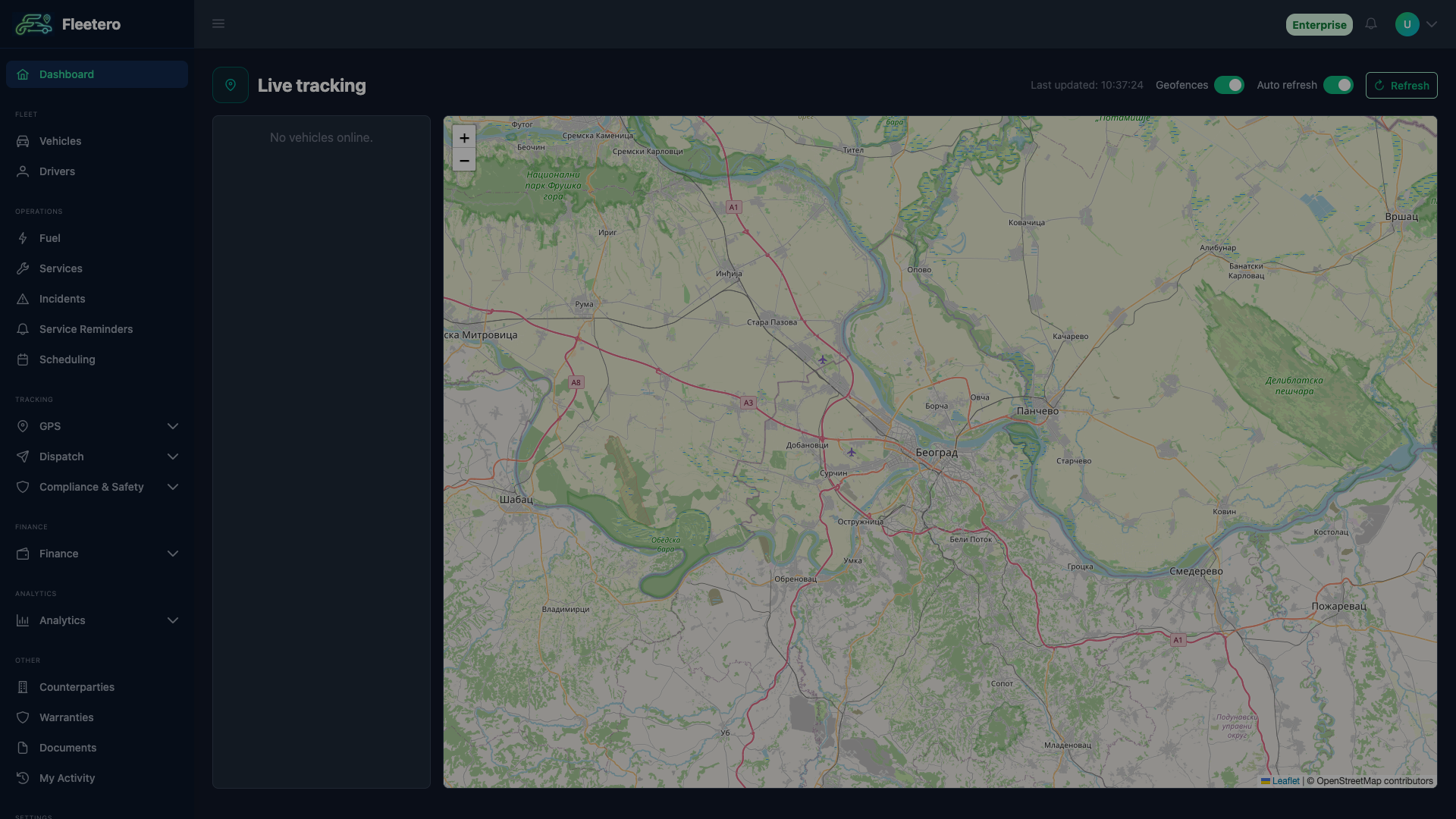 GPS Tracking & Routes